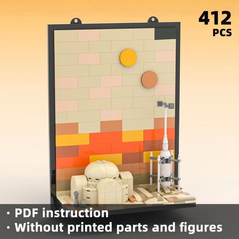 الخيال العلمي بنة الفن الصحراء الخيال العلمي قاعدة سطح المكتب الديكور الاختيار الجديد #1