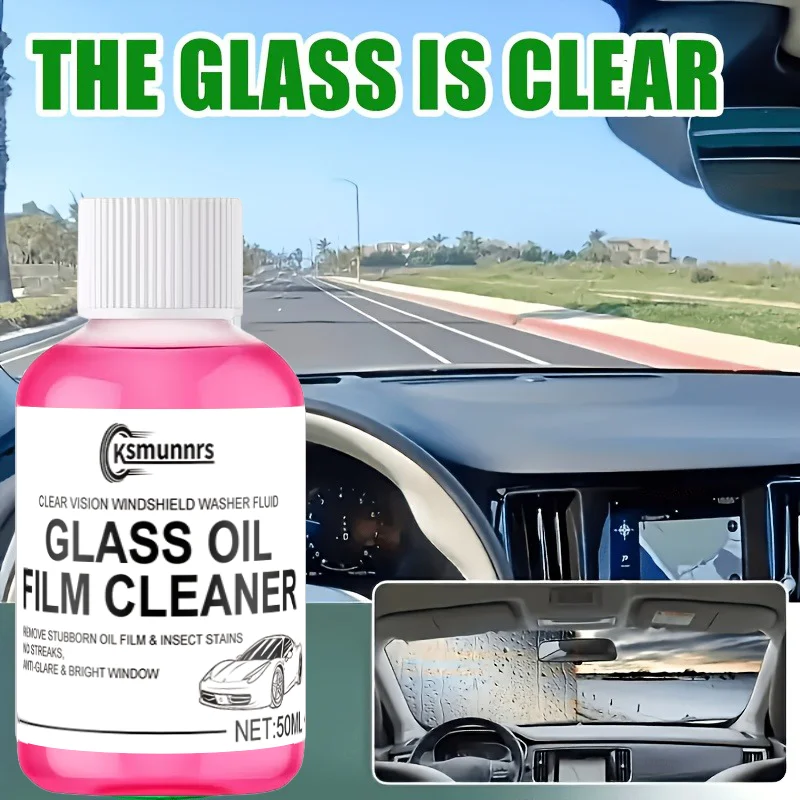 Concentrated coated windshield washer fluid, keeps your glass smooth and clear for a long time, rain- and fog-resistant