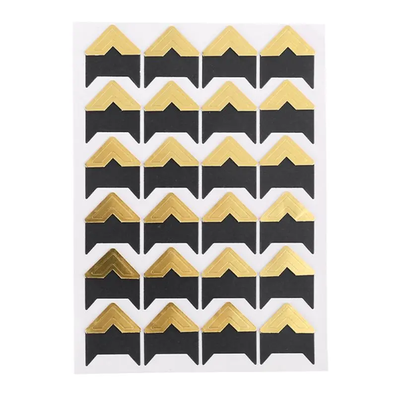 2023 240 peças adesivos canto autoadesivos adesivos montagem fotos para álbuns diy