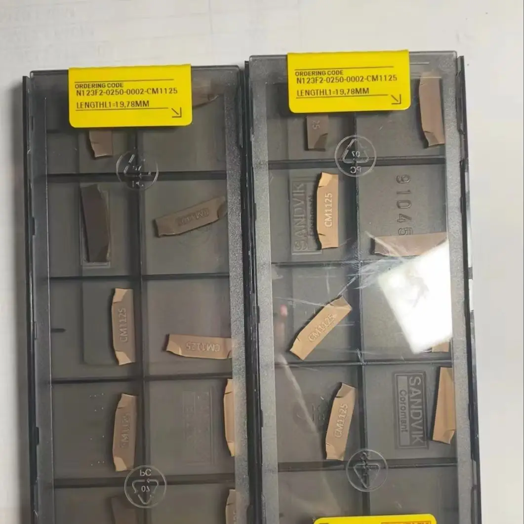 

Carbide inserts for lathe N123F2-0250-0002-CM 1125