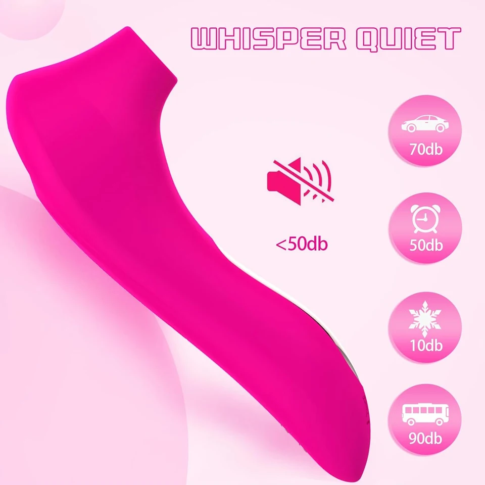 Sucking Vibrator Adult Sex Toys Female Nipple Oral Vacuum Massager Clitoral Vibrator Dildo Masturbator Adult Sex Toys for Women image 5