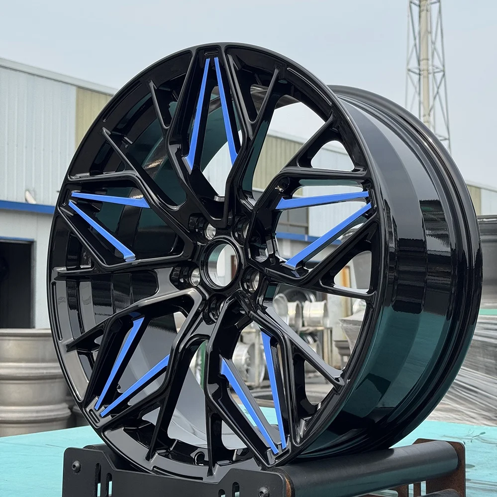 

Кованые колеса для гоночных автомобилей 5x114,3 Кованые моноблочные колеса на заказ 6061-T6 Легкосплавные автомобильные колеса для Tesla Model 3