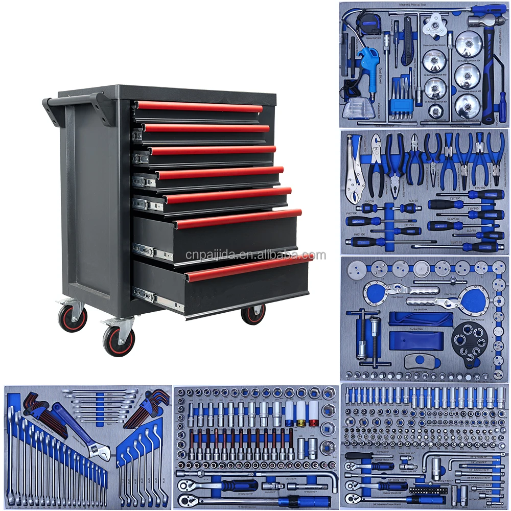 

Mechanic Tools Full Automotive Set Garage Storage System Heavy Duty Rolling Tool Cabinet Tool Chest Tool Box CustomizableATV&UTV