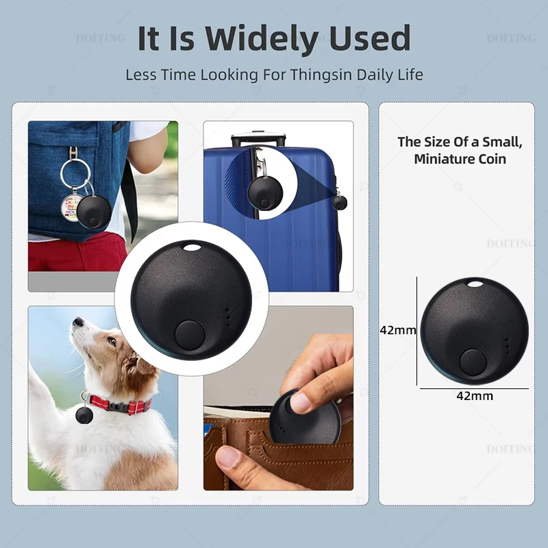 جهاز تتبع ذكي بنظام تحديد المواقع مزود بتقنية البلوتوث يعمل مع Apple Find My APP ITag جهاز تذكير لمكافحة فقدان MFI محدد موقع السيارة مفتاح الحيوانات الأليفة للأطفال مكتشف