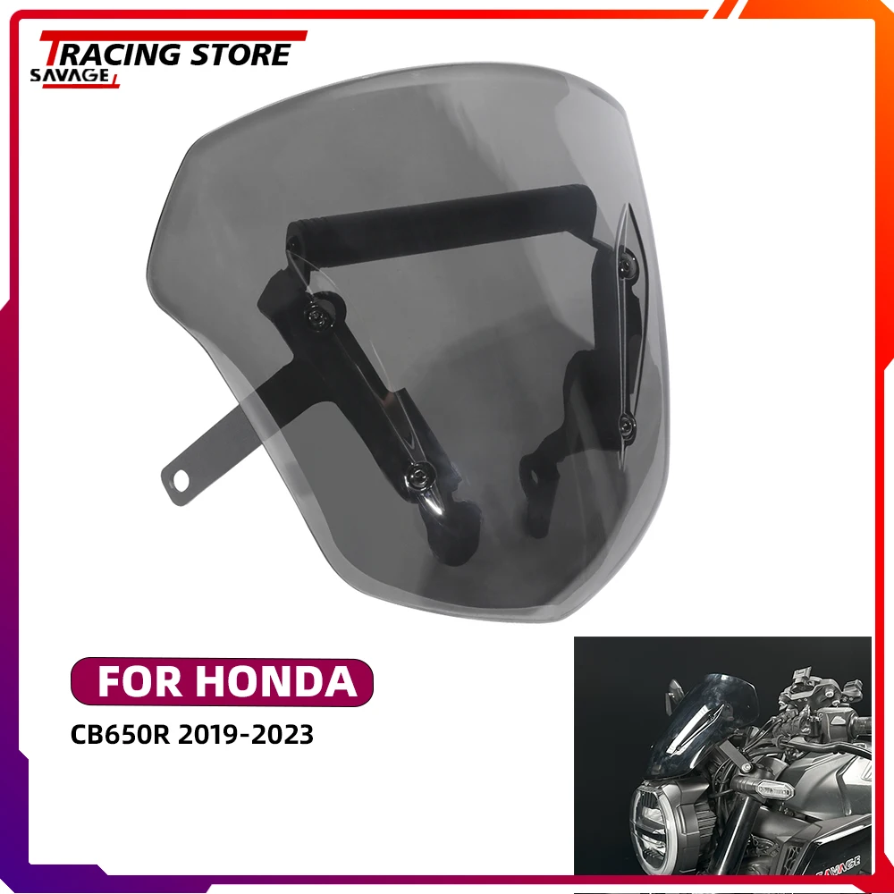 

Windshield Windscreen With Mobile Phone Holder For Honda CB650R Sat Nav GPS Navigation Mounting Bracket Bar Extension CB 650R