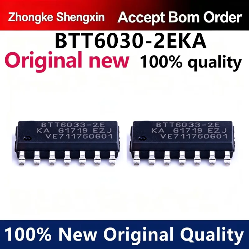 （5pcs-100pcs）BTT6030-2EKA/BTT6030-2E SMT SOP14 Power Switch Chip  Electronic Component for Hardware Projects