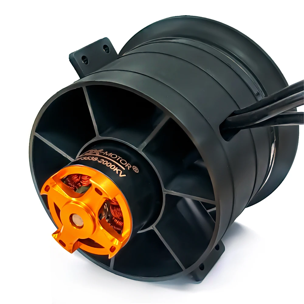 

QX-MOTOR 80 мм 12-лопастной набор EDF по часовой/против часовой стрелки с бесщеточными двигателями QF3748 QF3538 6S-12S для RC FPV Drone Multirotor