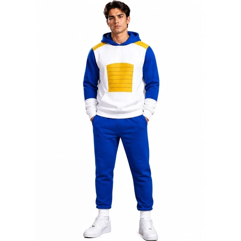 Trendy New Anime Cosplay Costumes, Cosplay, Parent Child Running Sportswear, Lightweight Autumn Fleece Pocket Hoodie