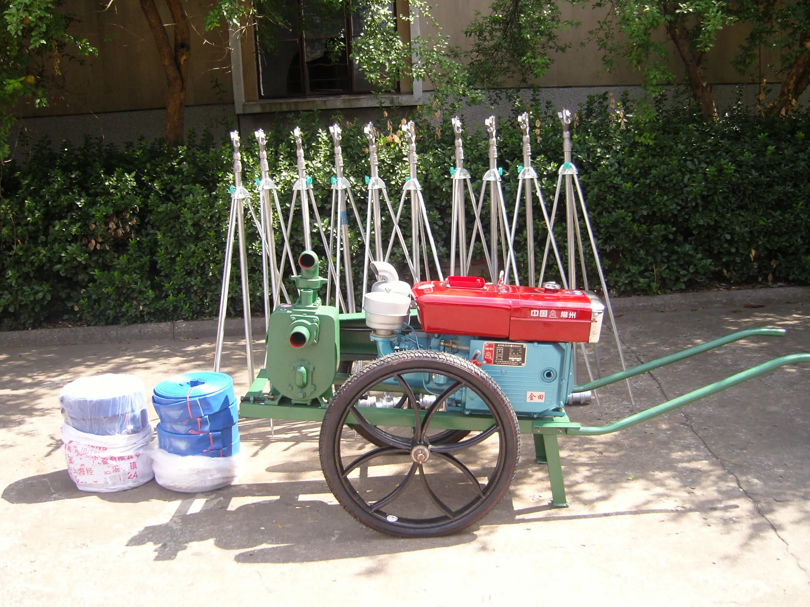 Water Saving Agricultural Irrigation Equipment Long Spray Distance Sprinkling Machine