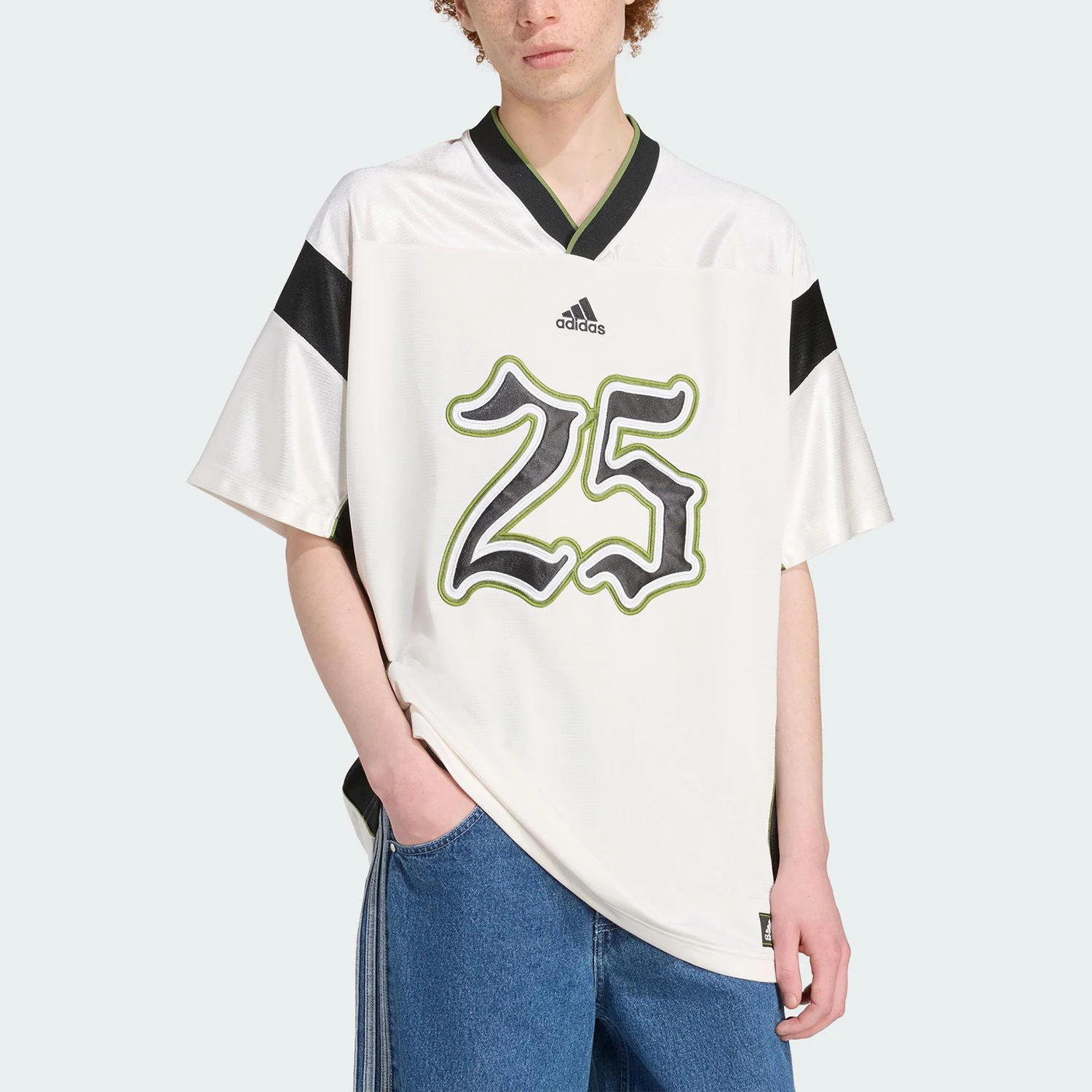 

Adidas genuine FOOTBALL JERSEY men's sports loose short sleeved JY2762