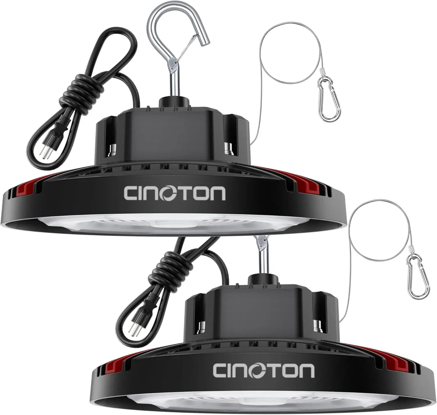 

160W UFO LED High Bay Light, 24000LM 5000K Commercial Lighting for Warehouse Garage Workshop, ETL Listed 2 Pack