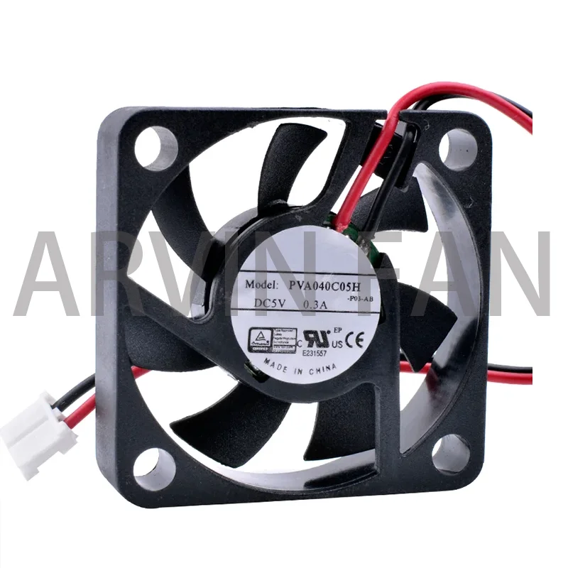 Ventilador de refrigeración de gran volumen de aire, nuevo y Original, PVA040C05H, 4cm, 4010, 40mm, 40x40x10mm, DC5V, 0.30A, USB pequeño