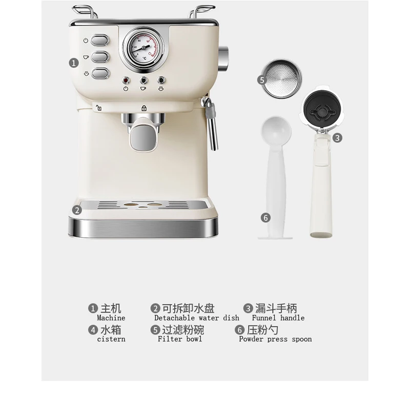 Горячая Распродажа 2024, Кофеварка, кафе, кафетерий, полуавтоматическая машина для молока, эспрессо, 20 бар, бытовая техника