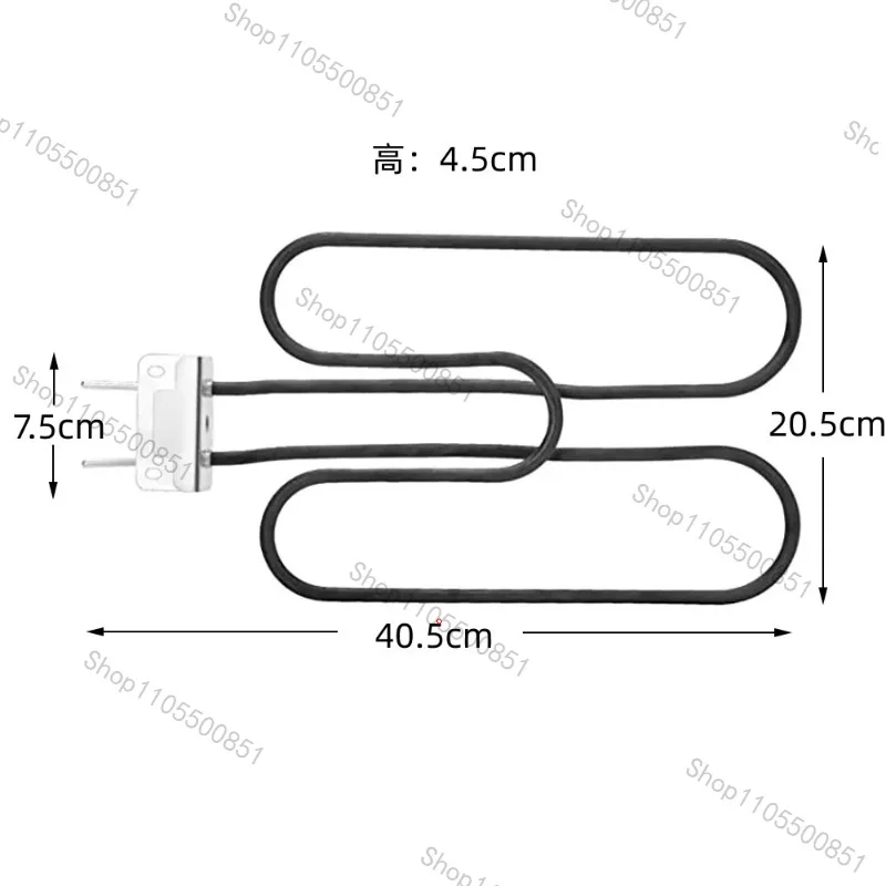 Model 66631 Heating Element Euro 230V Heating Tube 2200W for Weber Electric Grill Replacement Parts for Q140/Q1400
