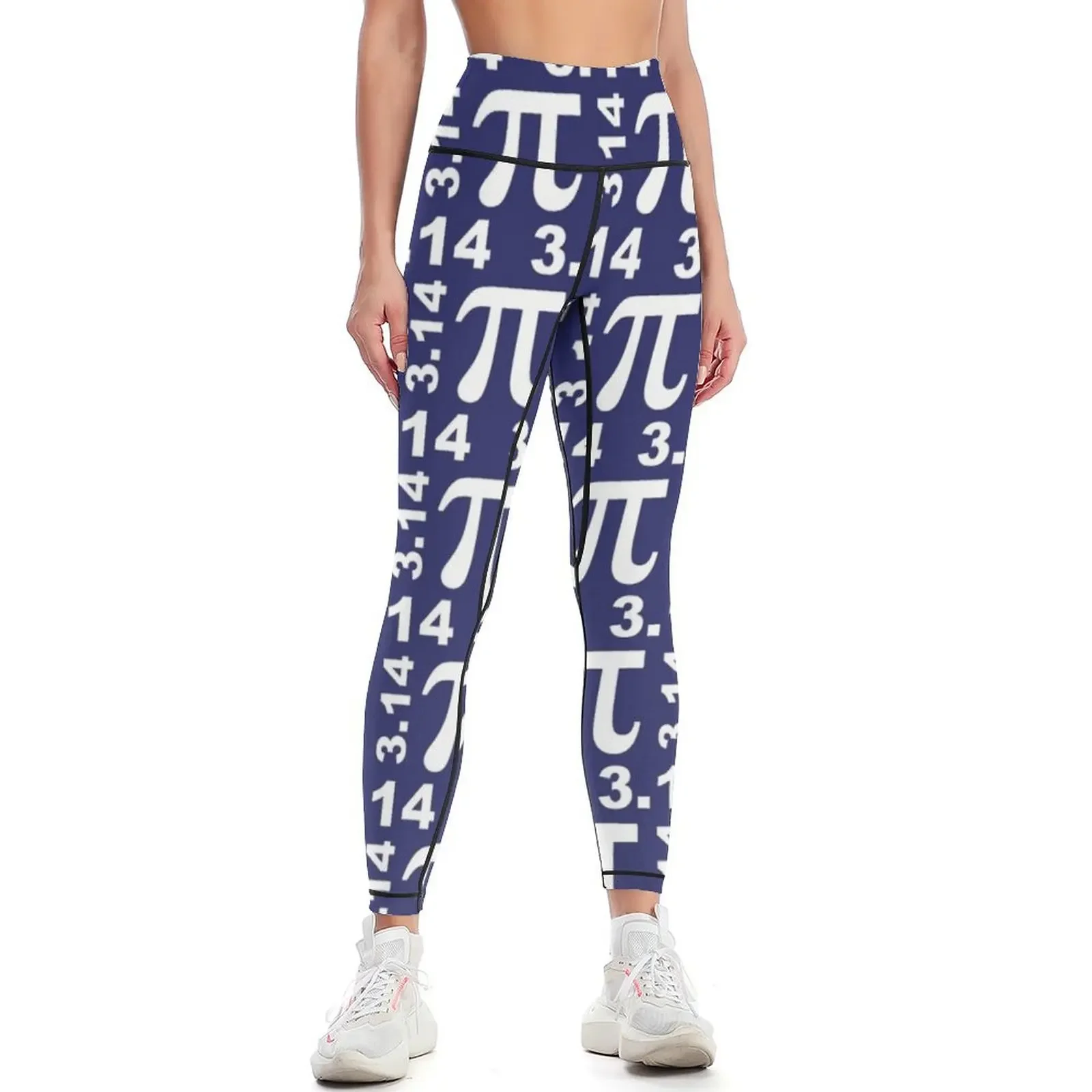 

Happy Pi Day - Dark Blue Leggings for girls for fitness Women's gym Women's sports pants Womens Leggings