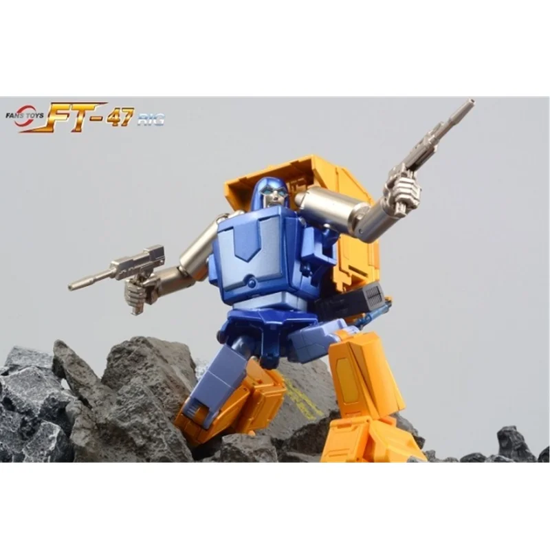 IN STOCK FansToys Transformation FT-47 FT47 Huffer 2.0 PVC Plastic Action Figure Robot Toy With Box