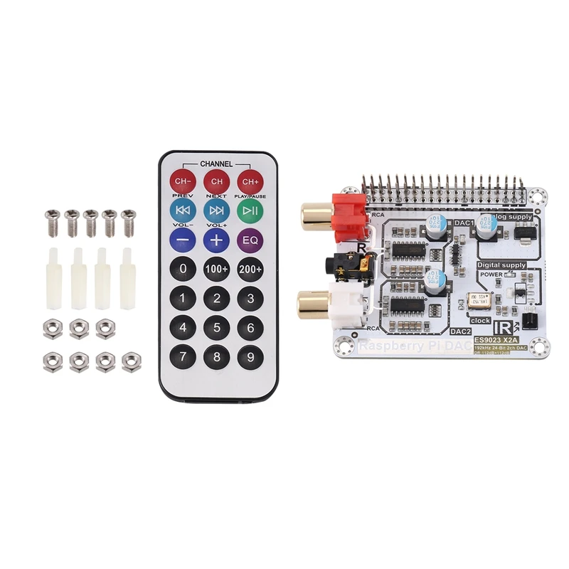 

New Volumio Moode Component For Raspberry Pi DAC Raspberry Pi 4B+ HIFI Dual Decoding DAC I2S