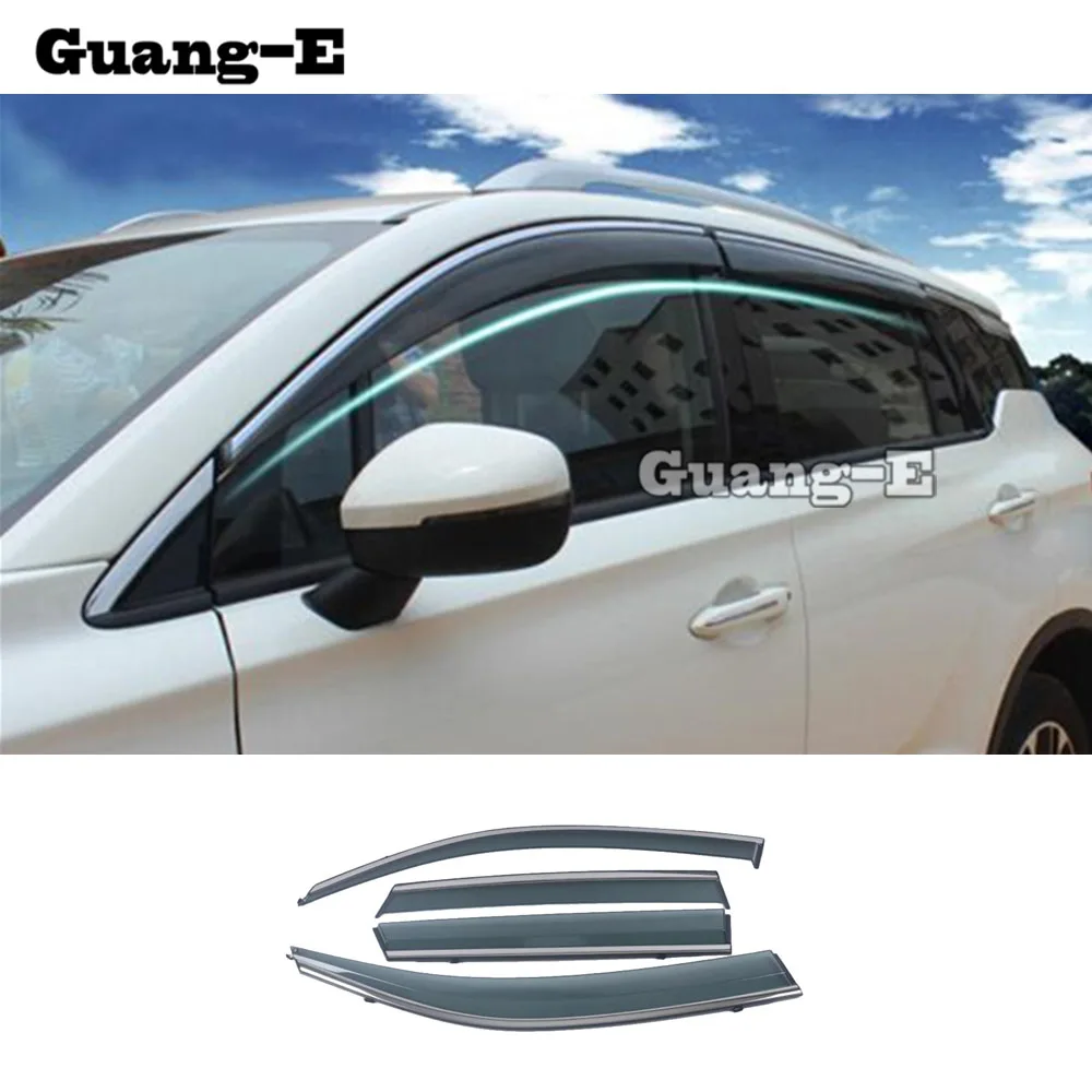 

For Suzuki Vitara 2016 2017 2018 2019 Car Body Styling Stick Lamp Plastic Window Glass Wind Visor Rain/Sun Guard Vent