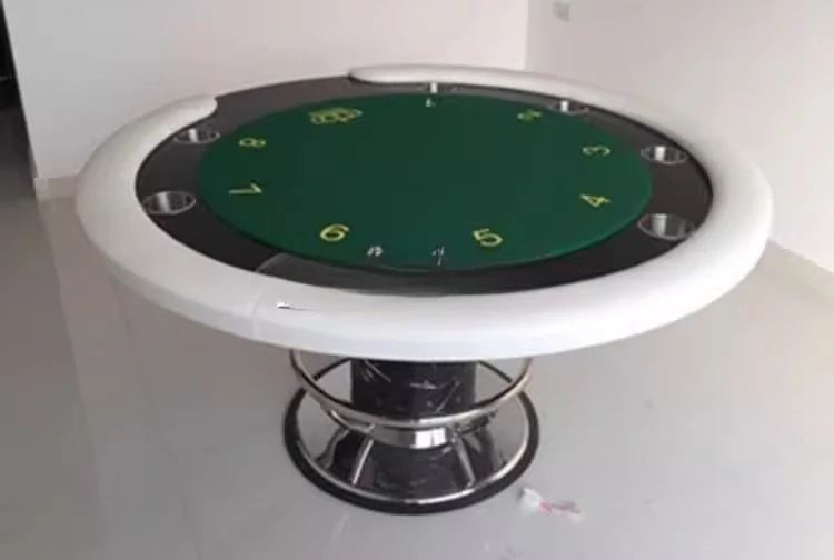 Small round table chess and card poker table with complete styles New Texas Hold'em table