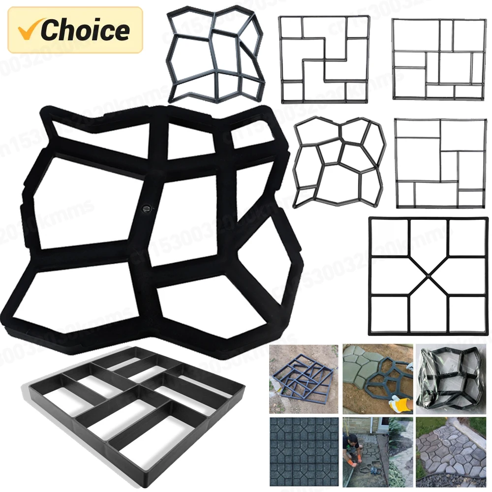 Forma do robienia ścieżki ogrodowa plastikowa forma ogrodowa ręcznie układana cegła cementowa nawierzchni kamienna droga forma betonowa