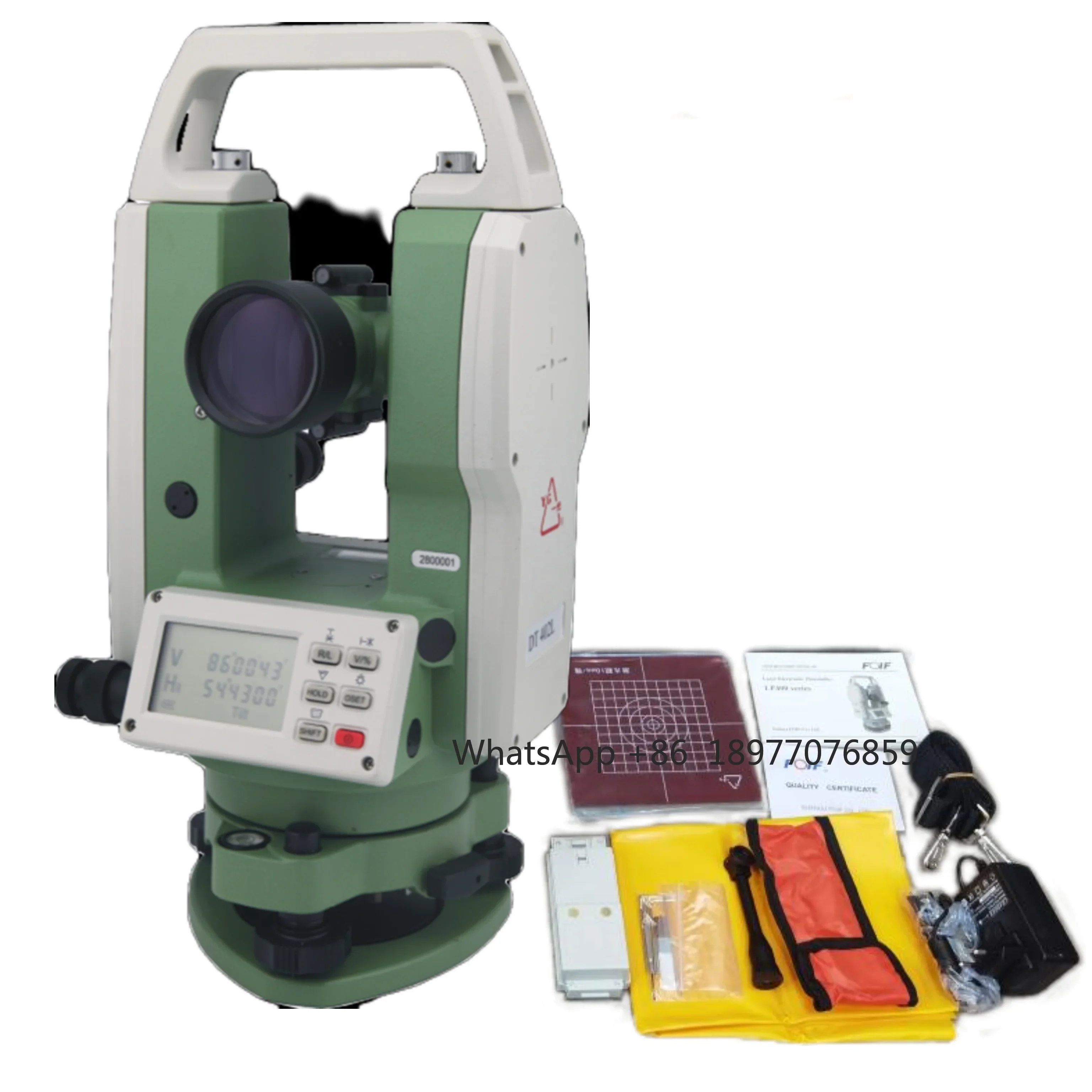 Electronic Theodolite Price  DT402L LP402L 2'' Accuracy Construction Surveying Laser And Optical Plummet Theodolite