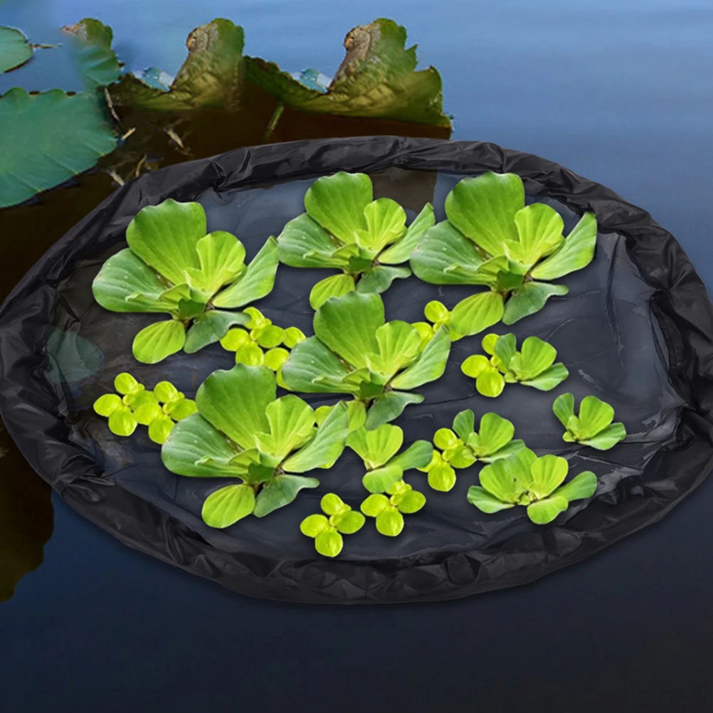 

2Pcs Floating Plant Island Protector Pond Fish Barrier Round Floating Pond Net Plant Protector Fish Barrier for Plants