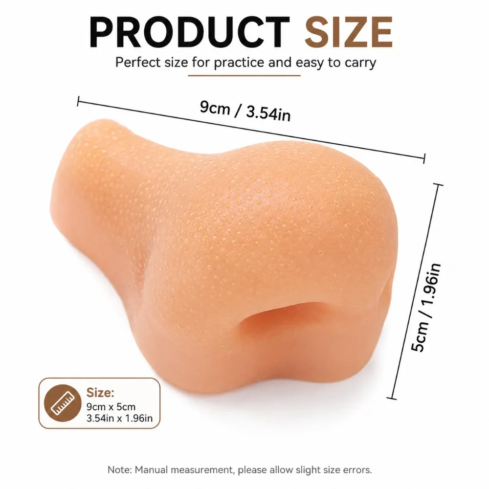 Pimple Toy Silicone Satisfying Pimple Toy Reusable Stress Reliever Nose Game For Anxiety Simulation Blackhead Squeezing Model