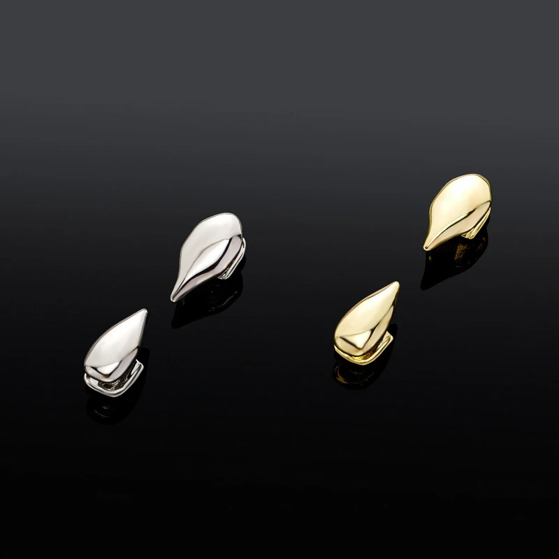 Personalized Tooth Decoration Smooth Surface Small Tiger Teeth Pointed Teeth Upper Lower Tooth Decoration Funny Vampire Grillz