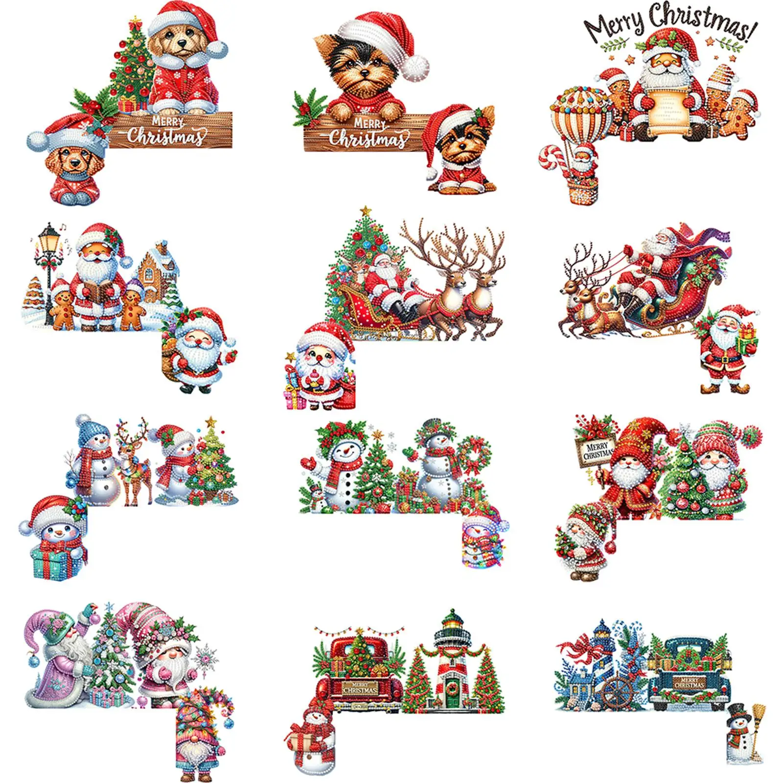 DIY عيد الميلاد الماس اللوحة الباب الزاوية المعلقات الماس الفنون مجموعة إطار الباب ديكور معلق باب خشبي الديكور للمنزل مكتب