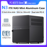 Jonsbo N3 NAS ITX Mini Case All-In-One Aluminum Office Desktop Chassis 8 Hard Disk Location Support 250mm Graphics Card PC Case