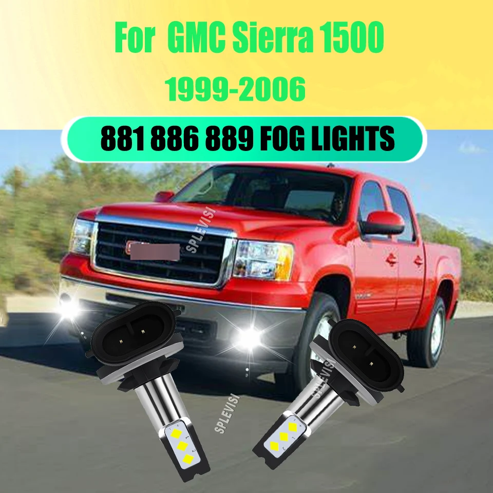 

used for replacing stock OEM halogen 881 896 fog light 12v For GMC Sierra 1500 1999 2000 2001 2002 2003 2004 2005 2006