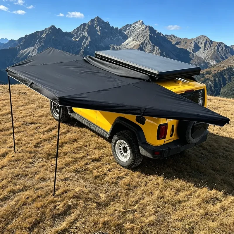 180° Overlanding Side Awning, Multiple Size Choices, Outdoor Camping Picnic Tent for Offroad SUV Pickup Truck