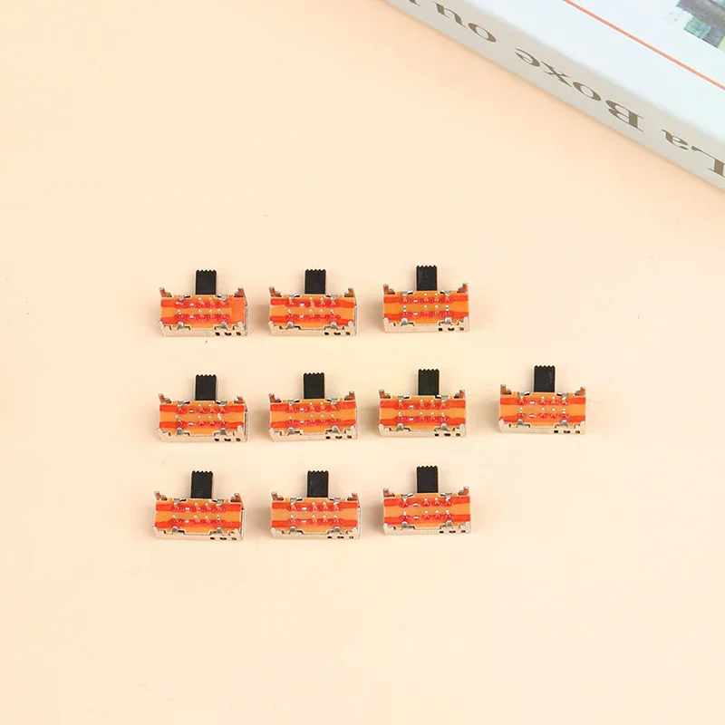 10Pcs Toggle switch sk23d05g6 double row 3-gear 8-pin horizontal sliding switch
