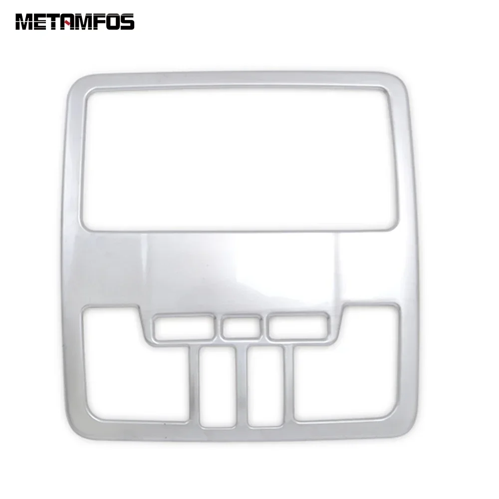 Front Reading Light Lamp Cover Trim Frame Sticker For Toyota Highlander 2014-2018 2019 Matte Interior Accessories Car Styling