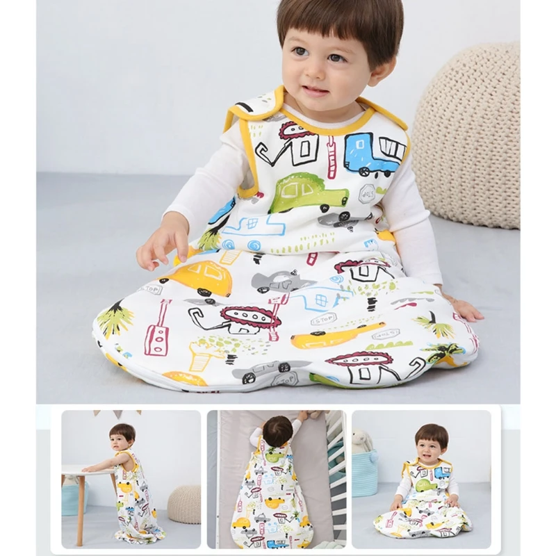 Newborn Zipper Sleepsack Wrap Baby Sleeveless Vest Design Cotton Sleeping Bag Blanket Bedding Saco De Bebes Pijamas