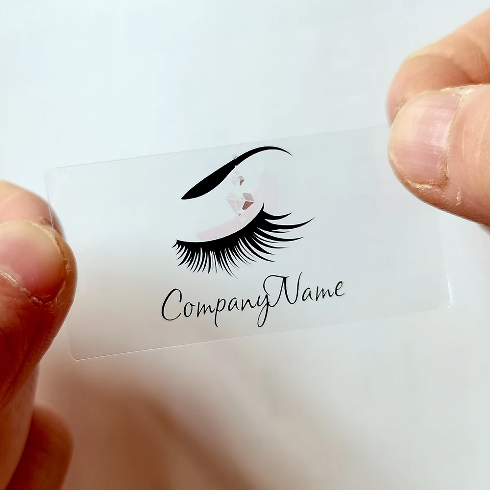 JM9-14pcs 40x80mm Eyelash Box Sticker Lipgloss Labels Mascara False Eyelash Packaging Seal Custom Thank You Cards For Business