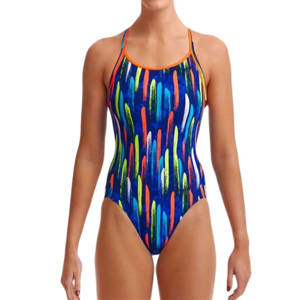 Funkita 2022 Women Swimsuit Triathlon Back Sexy One-piece Suit Swimwear Wear Functional Training Swimsuit Sports Swimminggown