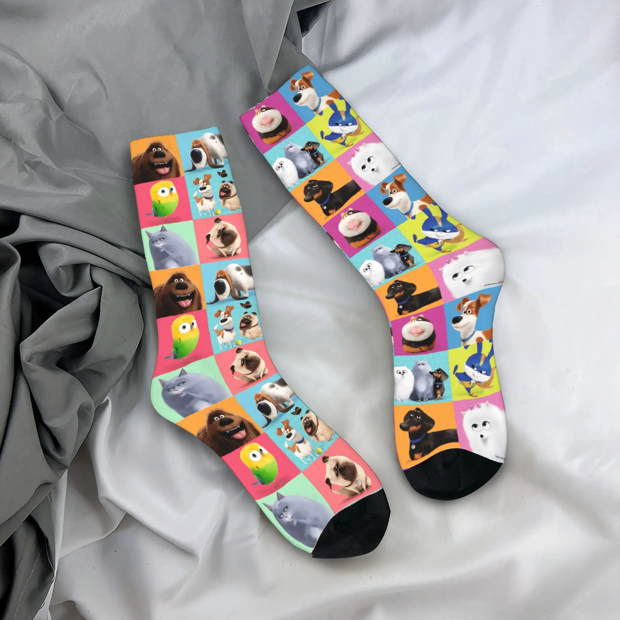 

The Secret Life of Pets (3) Socks Spring Stockings Trendy Women Men Soft Breathable Socks Custom Climbing Anti Slip Socks