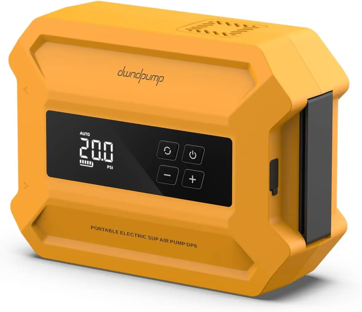 Electric Portable Paddle Board Pump – 20PSI High Pressure SUP Air Pump with Intelligent Dual-Stage Inflation & Deflation, Auto-Off, LED Display. Ideal for Paddleboards, Inflatable Boats, Tents.