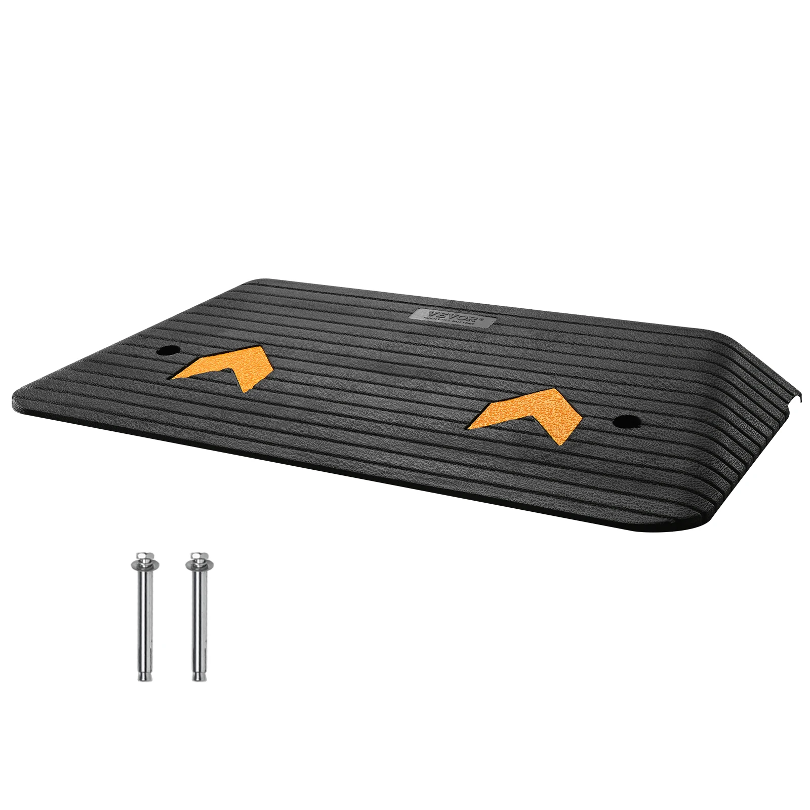 VEVOR Rubber Threshold Ramp Non-Slip Surface Rubber Solid Threshold Ramp 33069 lbs Non-Slip for Wheelchair and Scooter