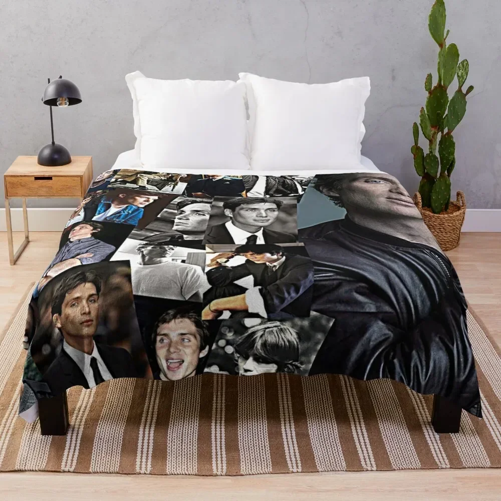 

Cillian Murphy Throw Blanket Retros Winter beds Blankets