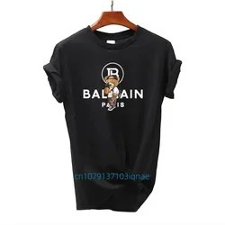 2024 Summer Fashion Luxury Brand Plus T-shirt Pure Cotton High-quality Men's Short-sleeved Casual and Comfortable Women's Top