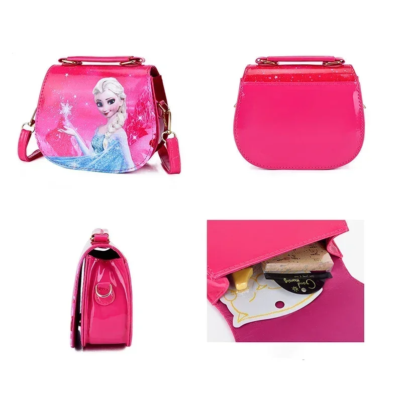 Disney Frozen Shoulder Side Bag for Girls Kids Queen Elsa Cute Fashion Toddler Purses and Handbags Kawaii Bag