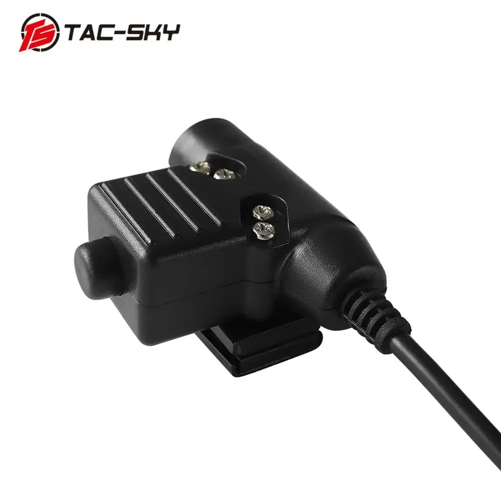 TAC-SKY U94 Ptt Taktische Ptt Outdoor Jacht Sport Tactische Headset Walkie Talkie Militaire Radio Headset Adapter PTTU94 Ptt