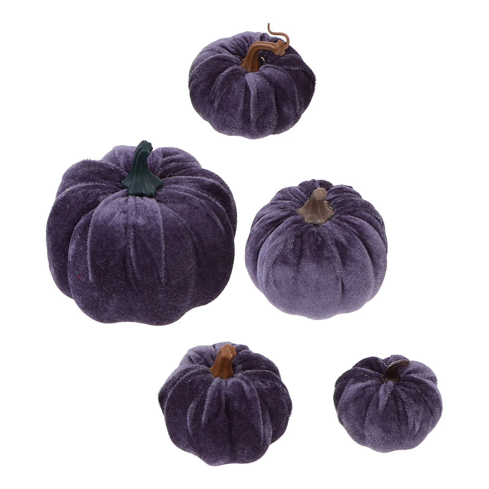 

5 Pcs Simulation Pumpkin naments High Quality Foam Mini Decor Thanksgiving Halloween Party Prop Non Fading Indoor Outdoor Use