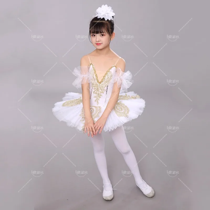 Falda de Ballet para niños, ropa de actuación de princesa Clase A, Primavera