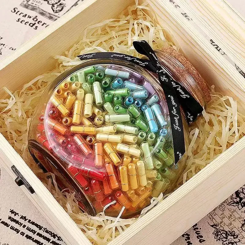 رسالة حب إبداعية زجاجة انحراف ، رسالة صغيرة ، تصنعها بنفسك ، هدية عيد ميلاد ، عيد الحب ، زوجين ، من من من من من من من من الخارج