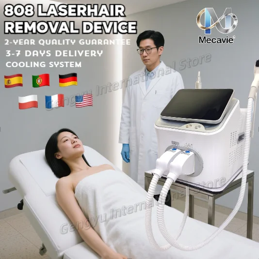

Soprano Diode Laser Hair Removal Device 2025 Professional 2in1 Latest Equipment 4000W 4-Wave Permanent Painless Solution
