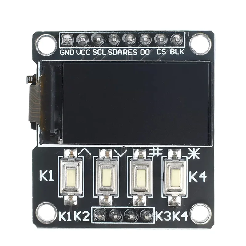 CABE-ST7735 ST7789 وحدة عرض TFT بالألوان الكاملة شاشة LCD عالية الدقة 0.96/1.3/1.44/1.8 بوصة 240X240 128X128 128X160 80X160