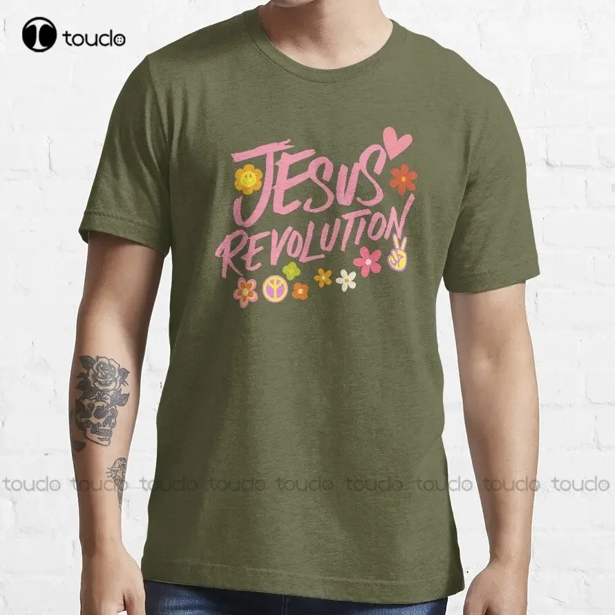 Jesus Revolution 60S Design Trending T-Shirt Birthday Shirt Printed Tee Custom Aldult Teen Unisex Digital Printing Tee Shirts